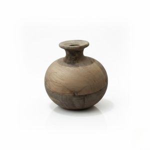Mango Wood Decorative Vase for Eco-Friendly Decor 067